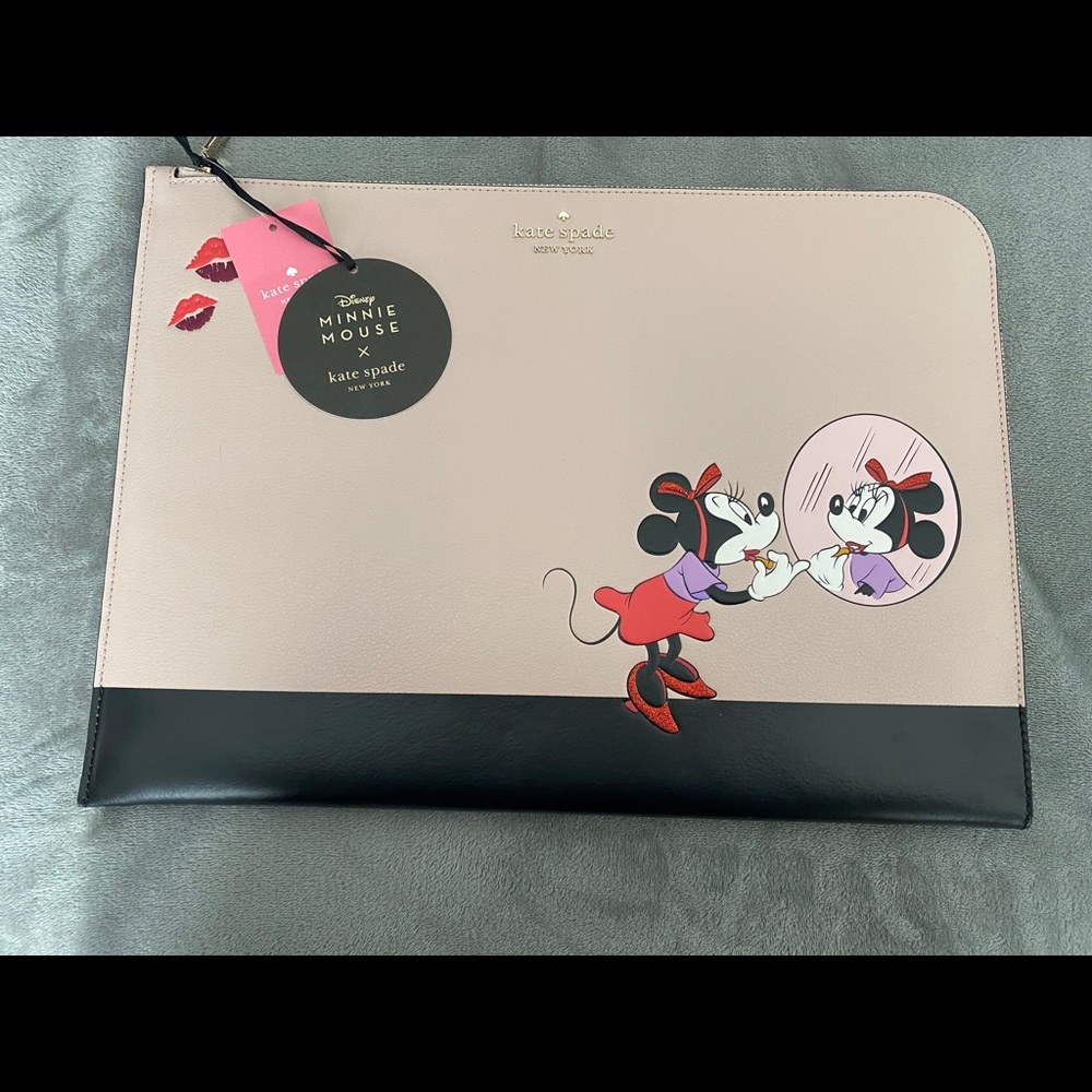 disney x kate spade new york minnie laptop sleeve